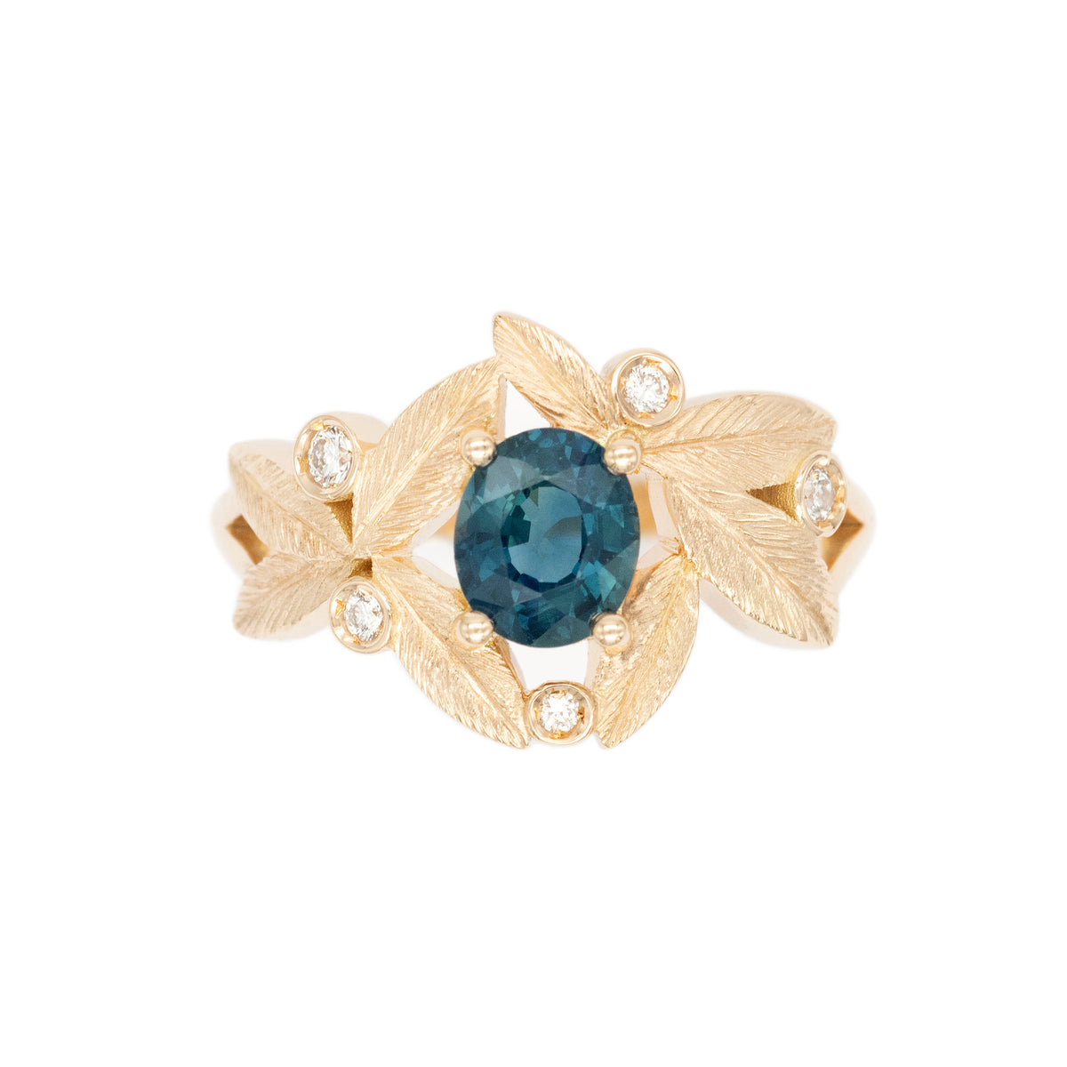 Bague bouquet d’olivier Saphir