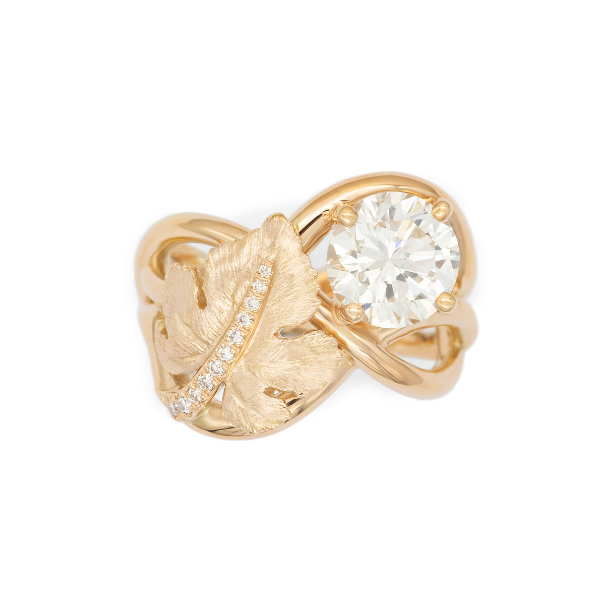 Bague Liane feuille de Vignes