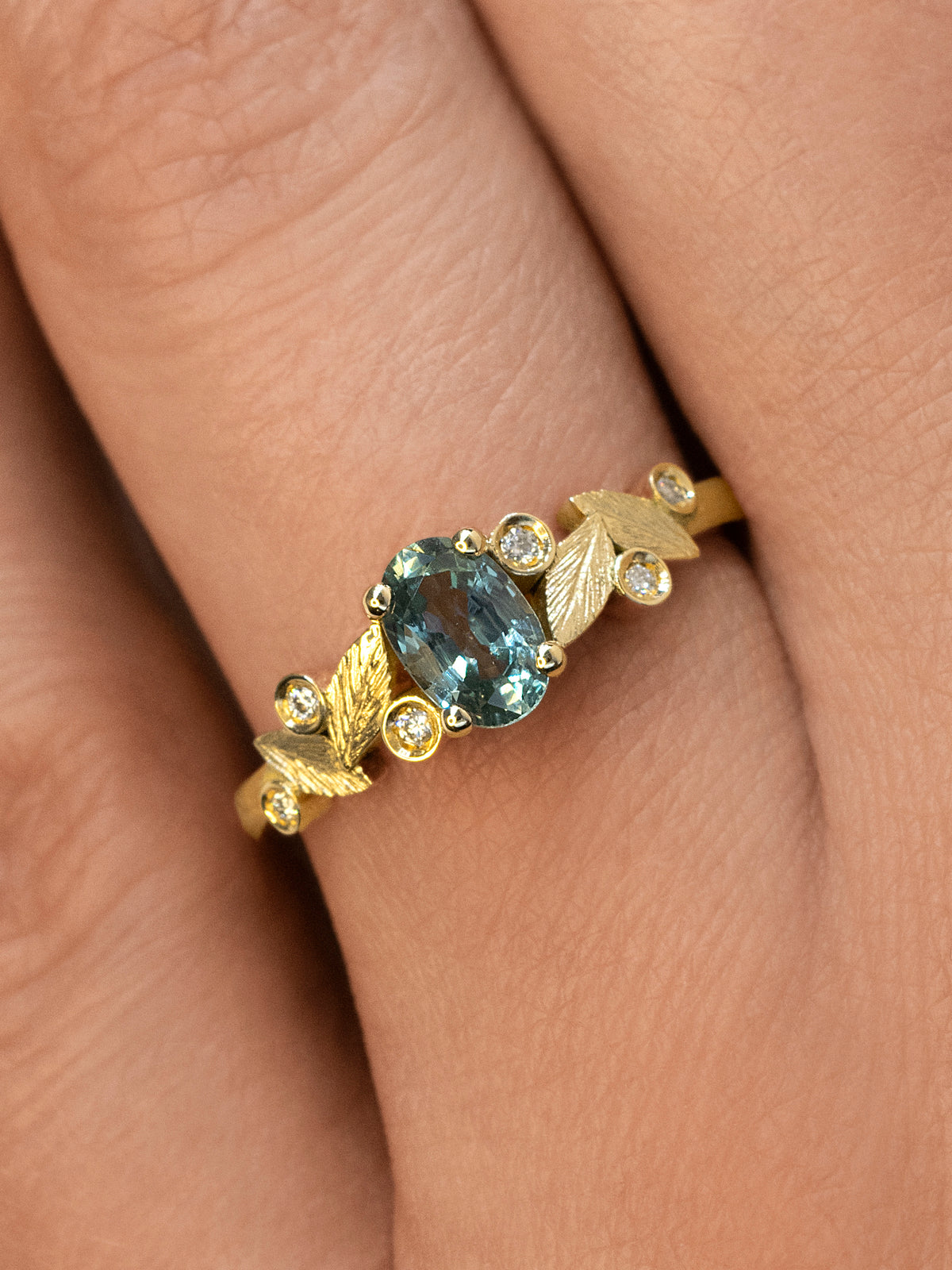 Bague de fiançailles Petit Olivier Saphir