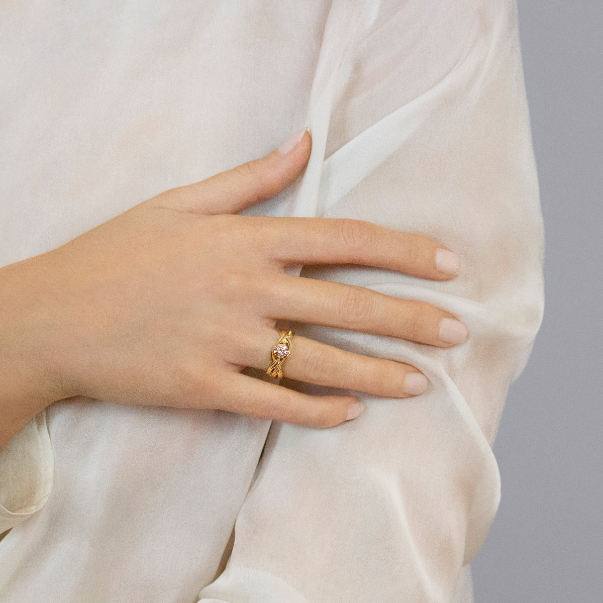 Bague brins d’herbes Diamant