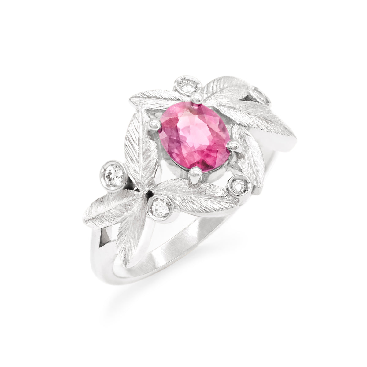 Bague bouquet d’olivier Saphir
