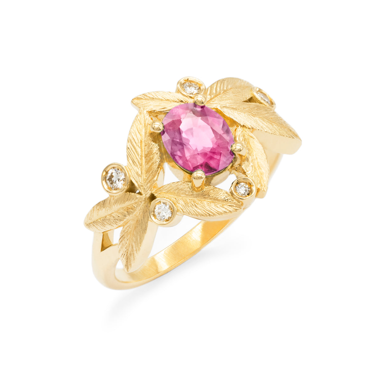 Bague bouquet d’olivier Saphir