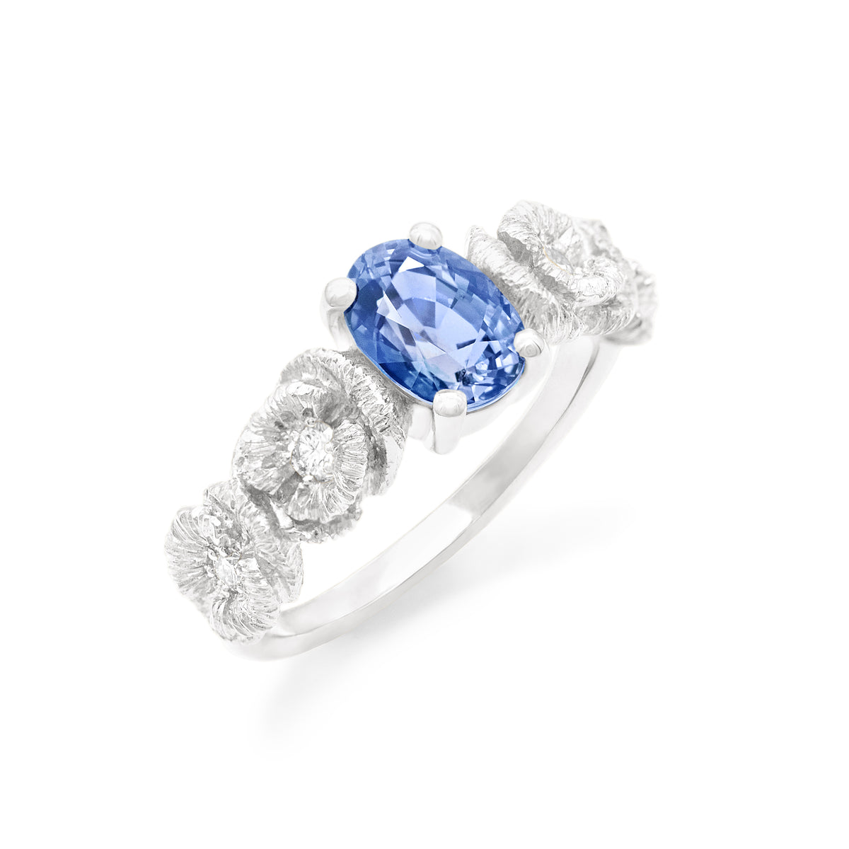 Bague coquelicot et sa précieuse