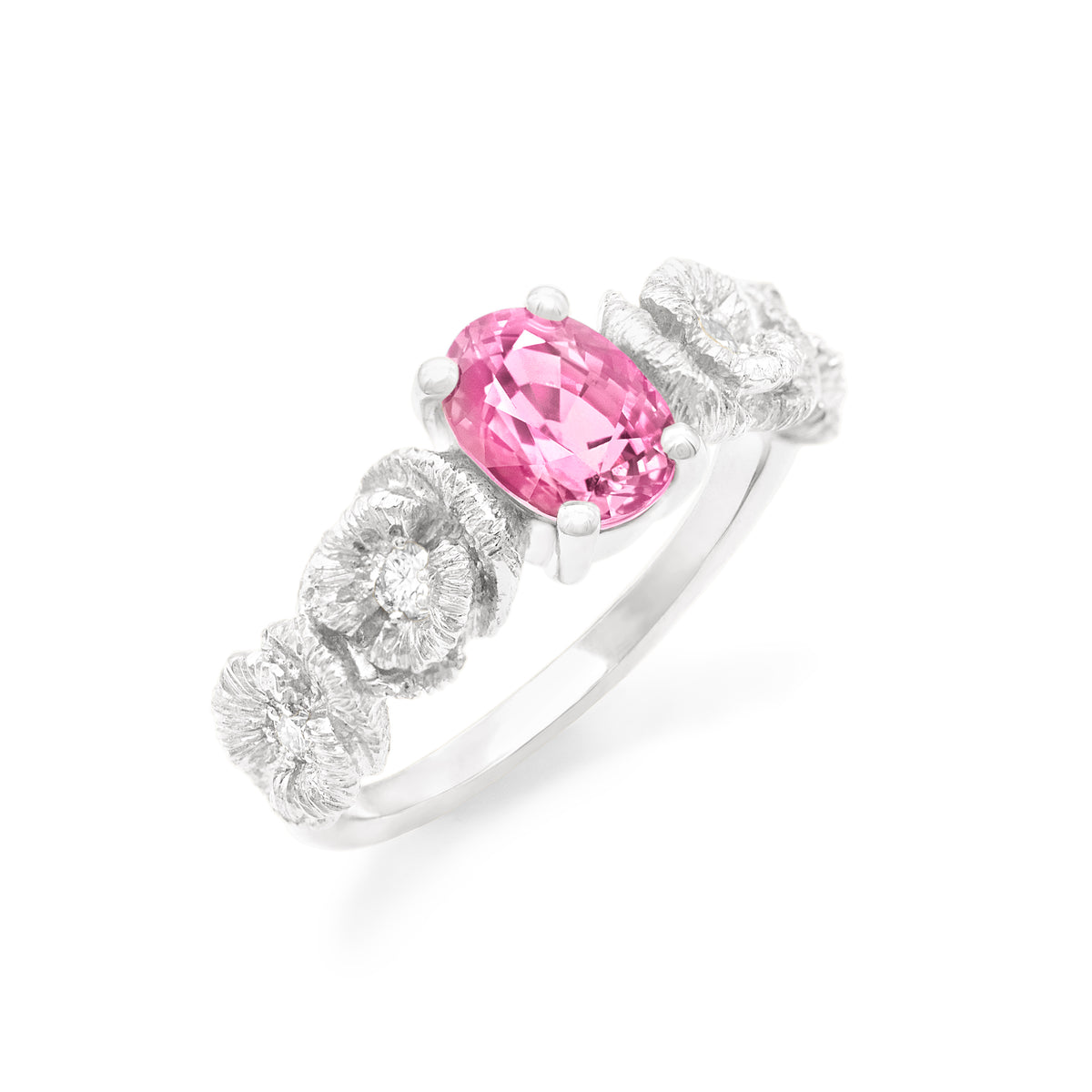 Bague coquelicot et sa précieuse