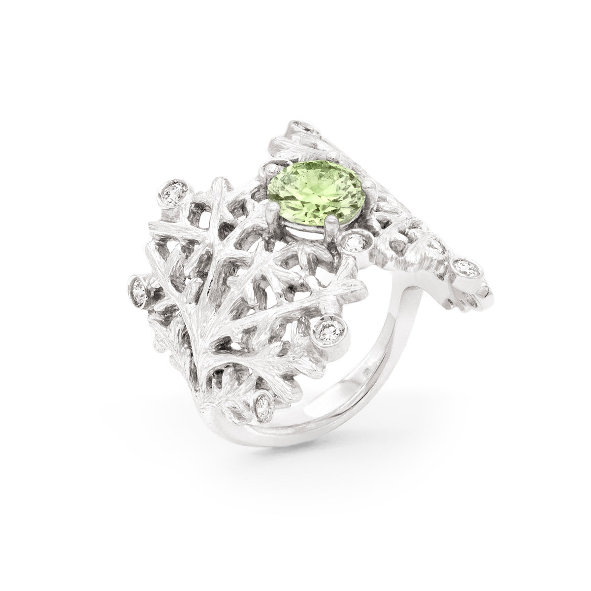 Bague Corail Saphir