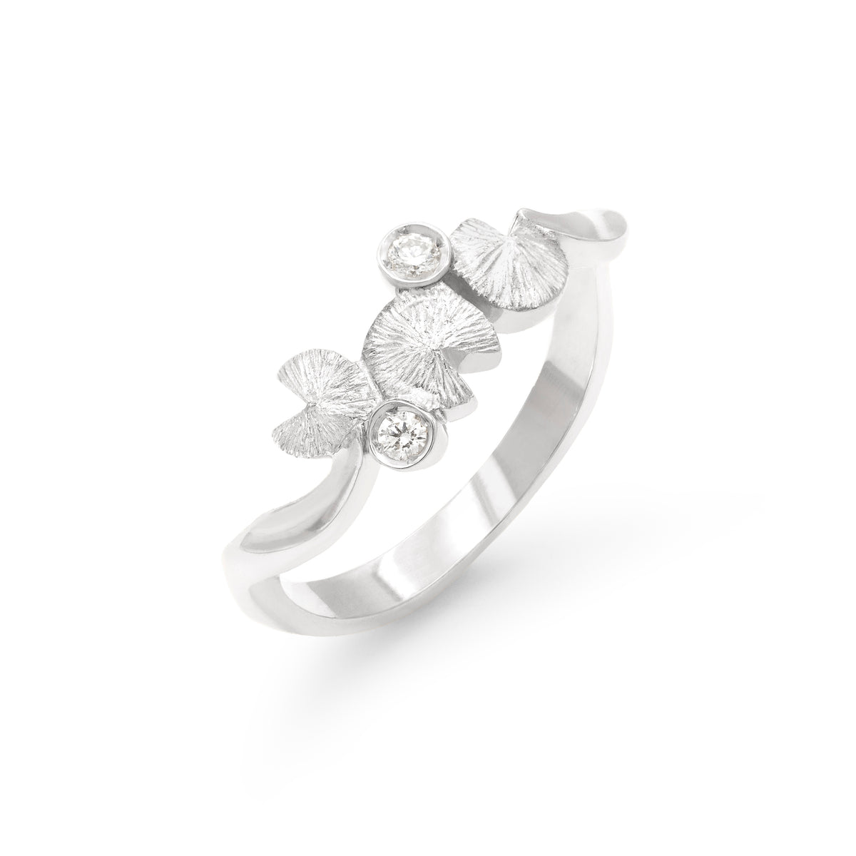 Bague trio de Nymphéas
