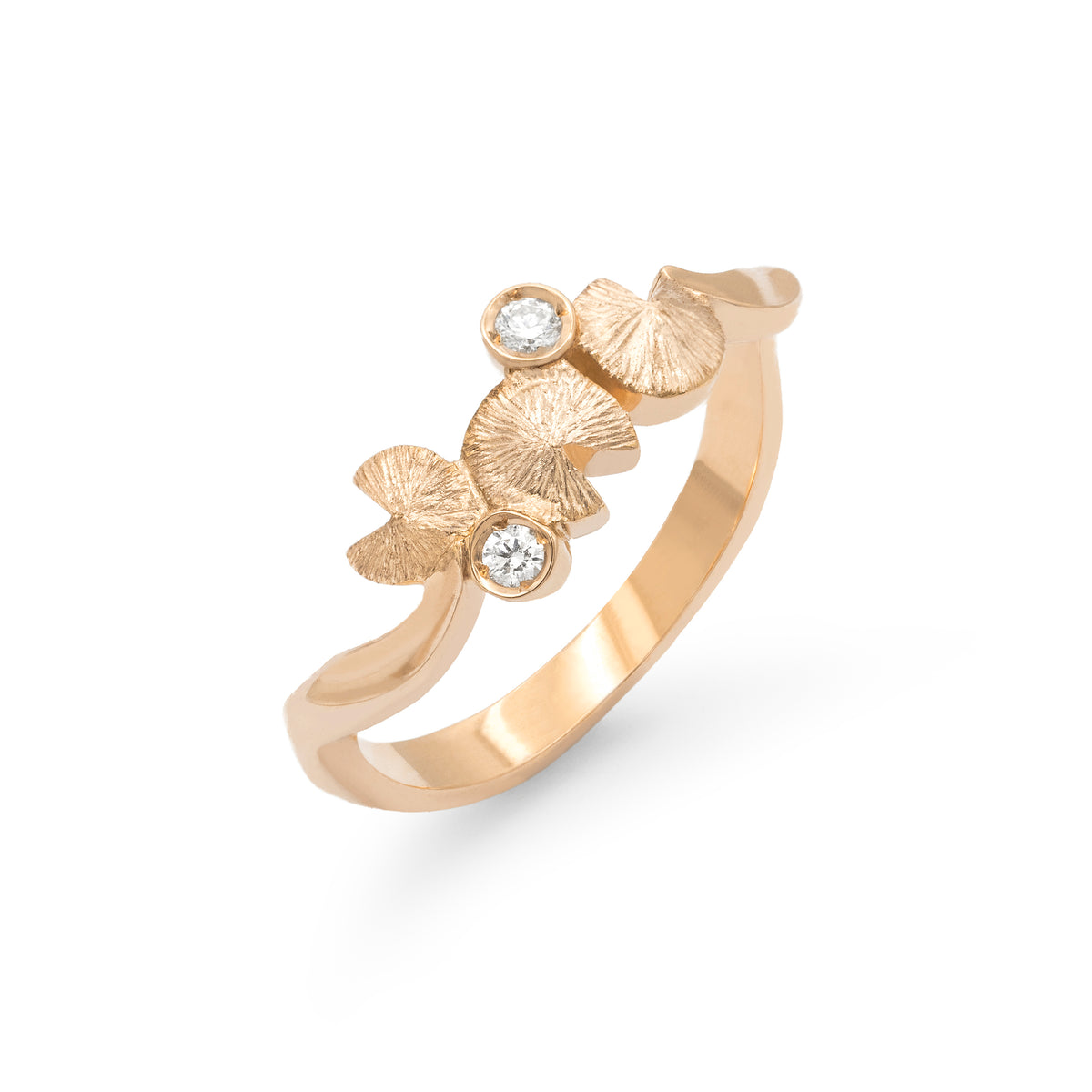 Bague trio de Nymphéas