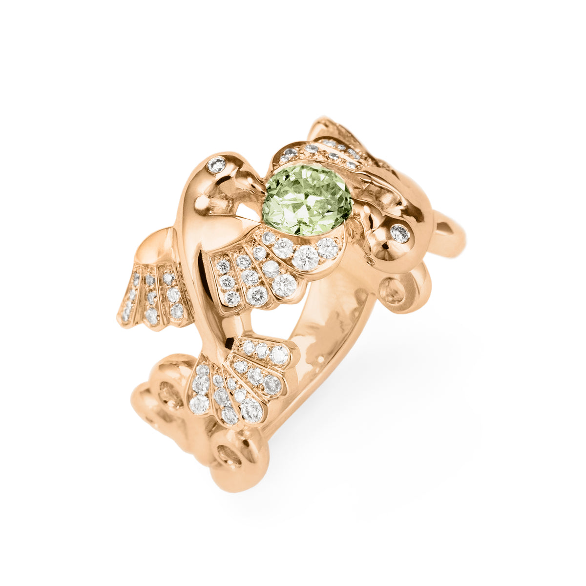 Bague Envol amoureux Saphir