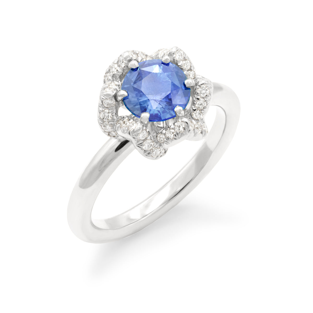 Bague de fiançailles Bourgeon Saphir