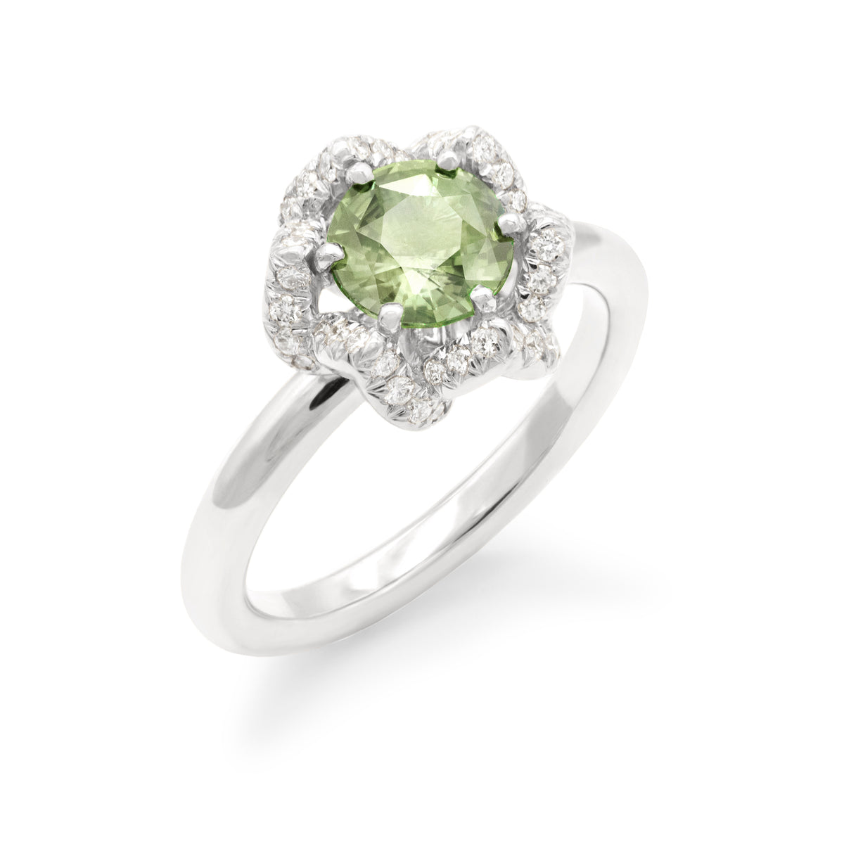 Bague de fiançailles Bourgeon Saphir