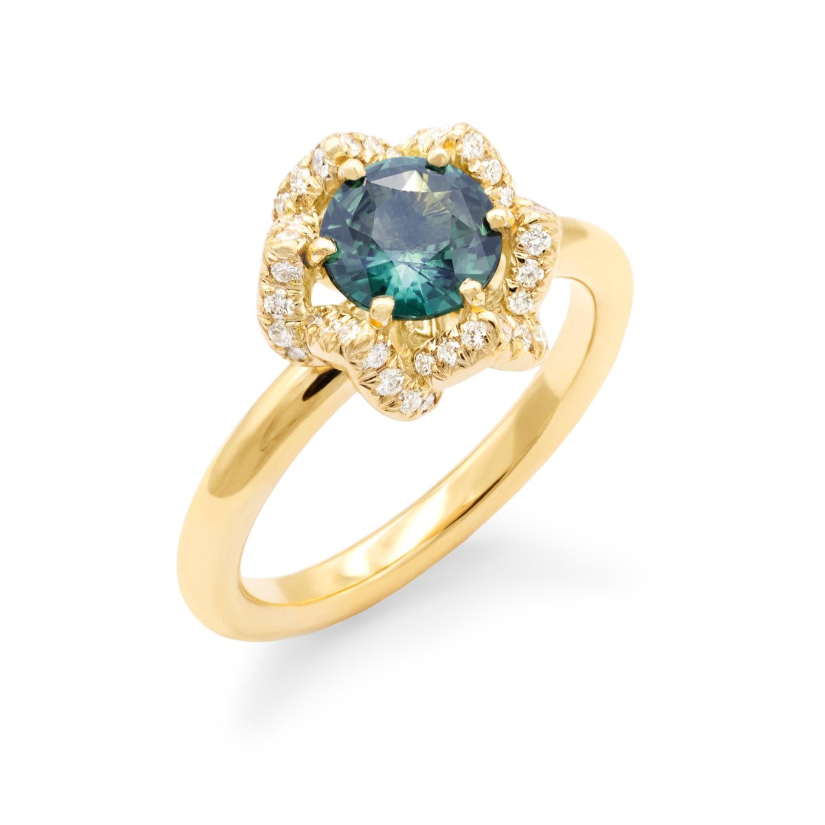 Bague de fiançailles Bourgeon Saphir