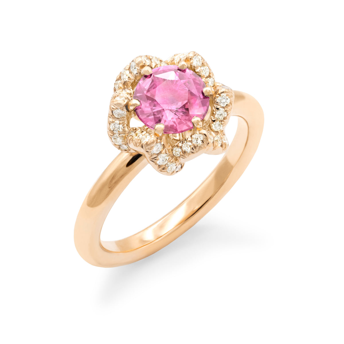 Bague de fiançailles Bourgeon Saphir