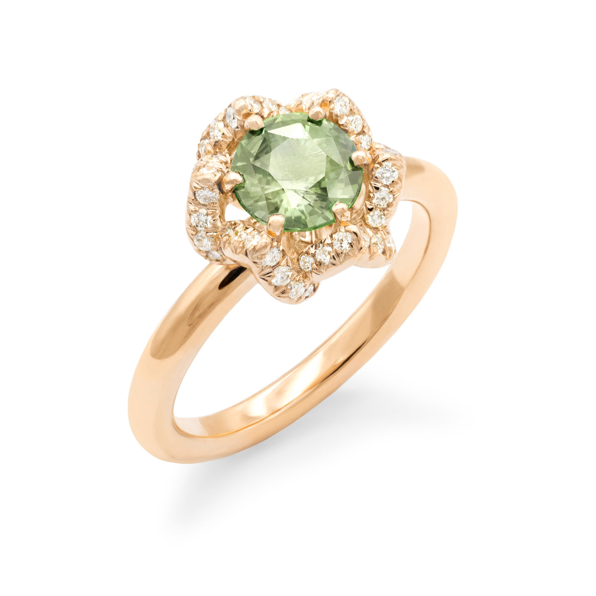 Bague de fiançailles Bourgeon Saphir