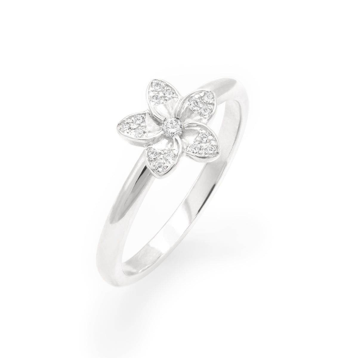 Bague fleur de frangipanier
