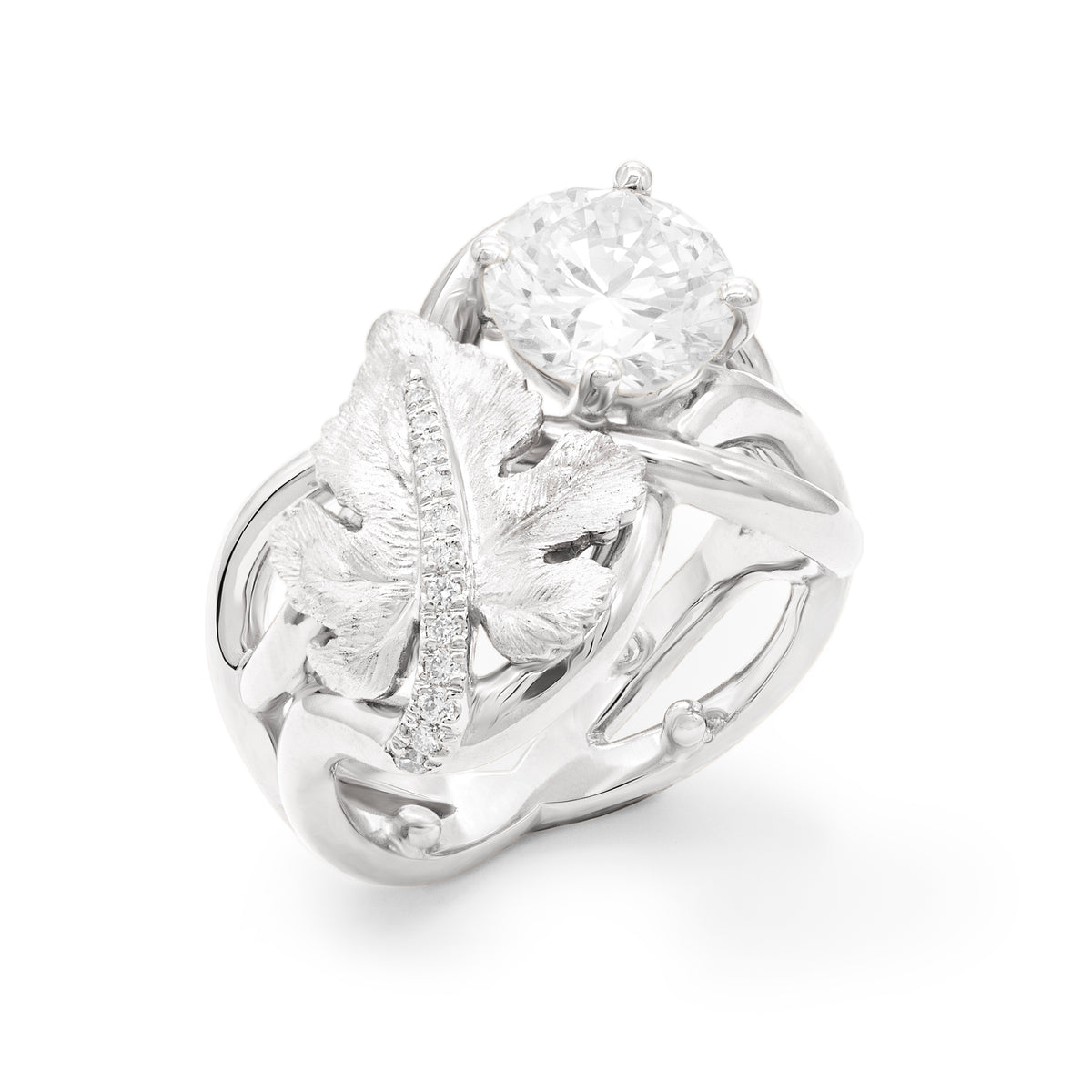 Bague Liane feuille de Vignes