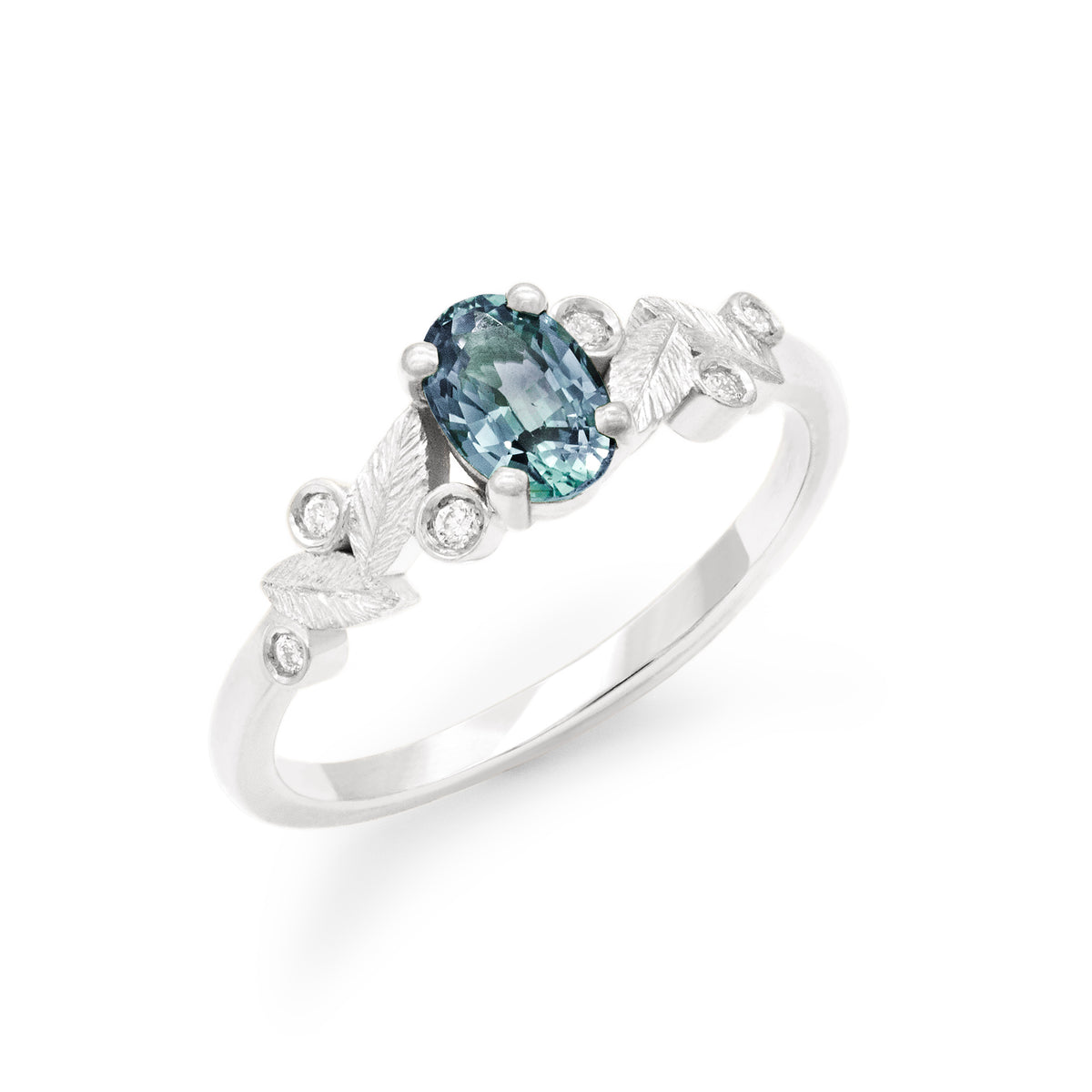 Bague de fiançailles Petit Olivier Saphir