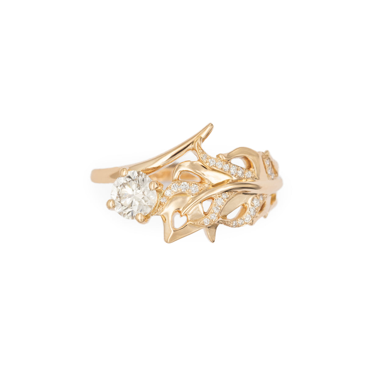 Bague Plume Diamant