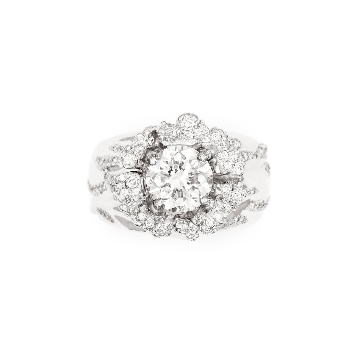 Bague vague « splash »