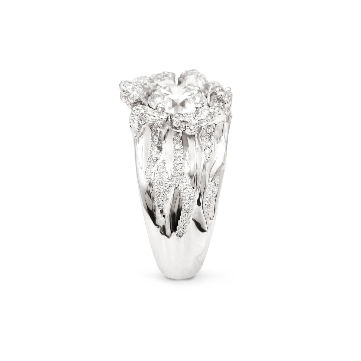 Bague vague « splash »