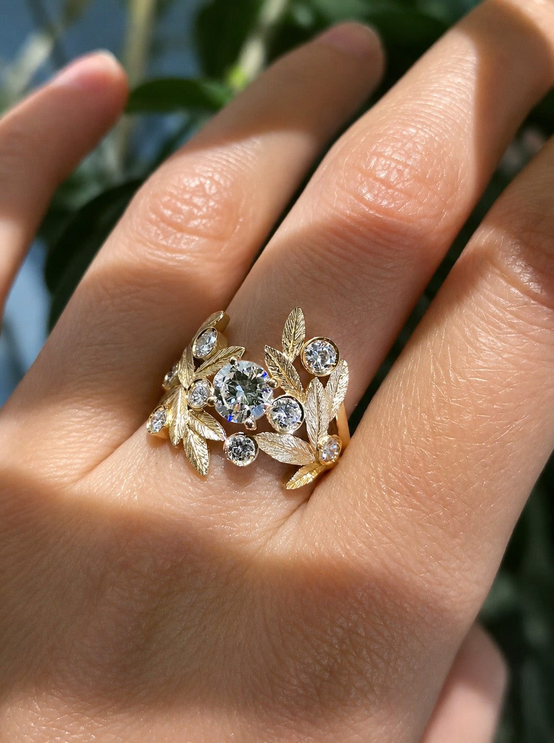 Bague Branches d’Olivier Diamant rond