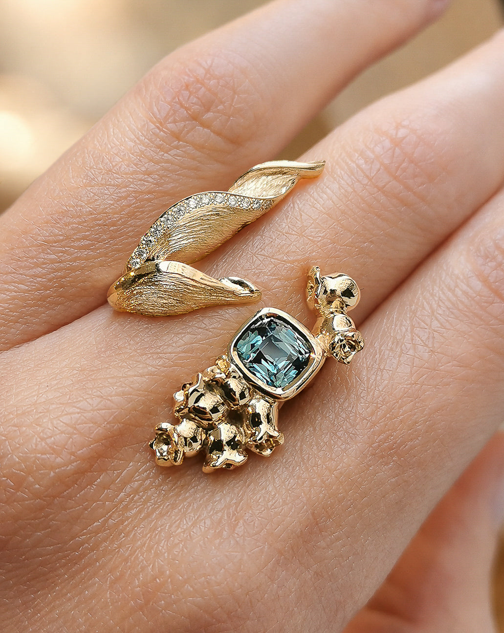 Bague d’entre-doigt Muguet