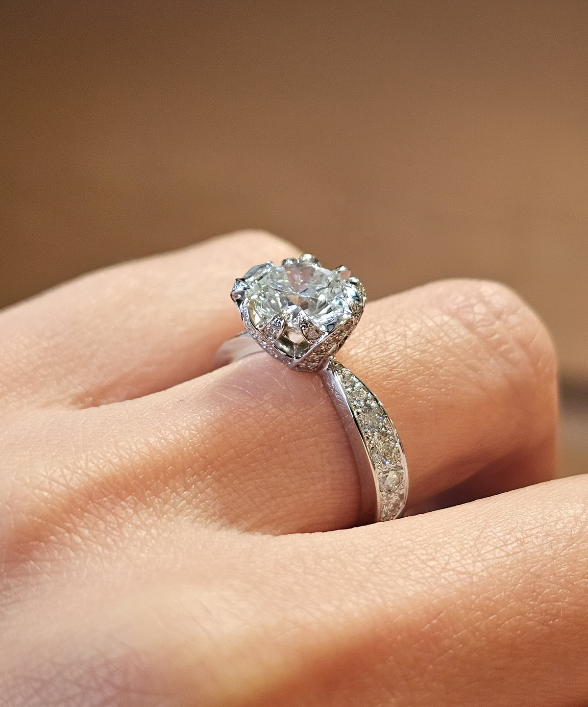 Solitaire Panier d'herbes folles Diamant