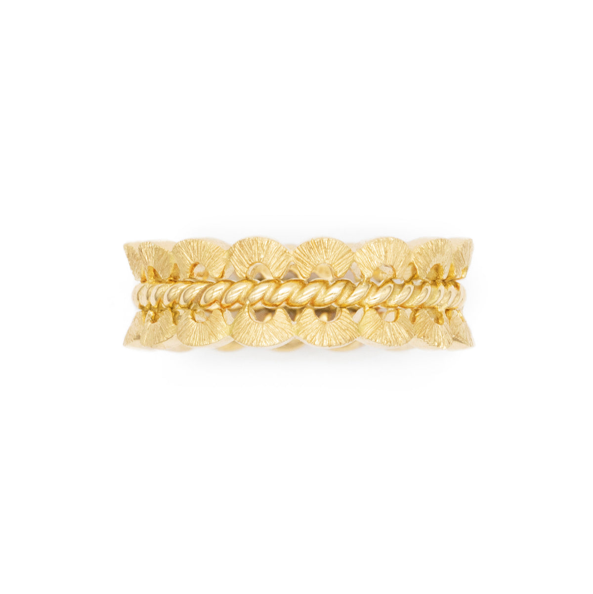 Bague couronne de Coquillages