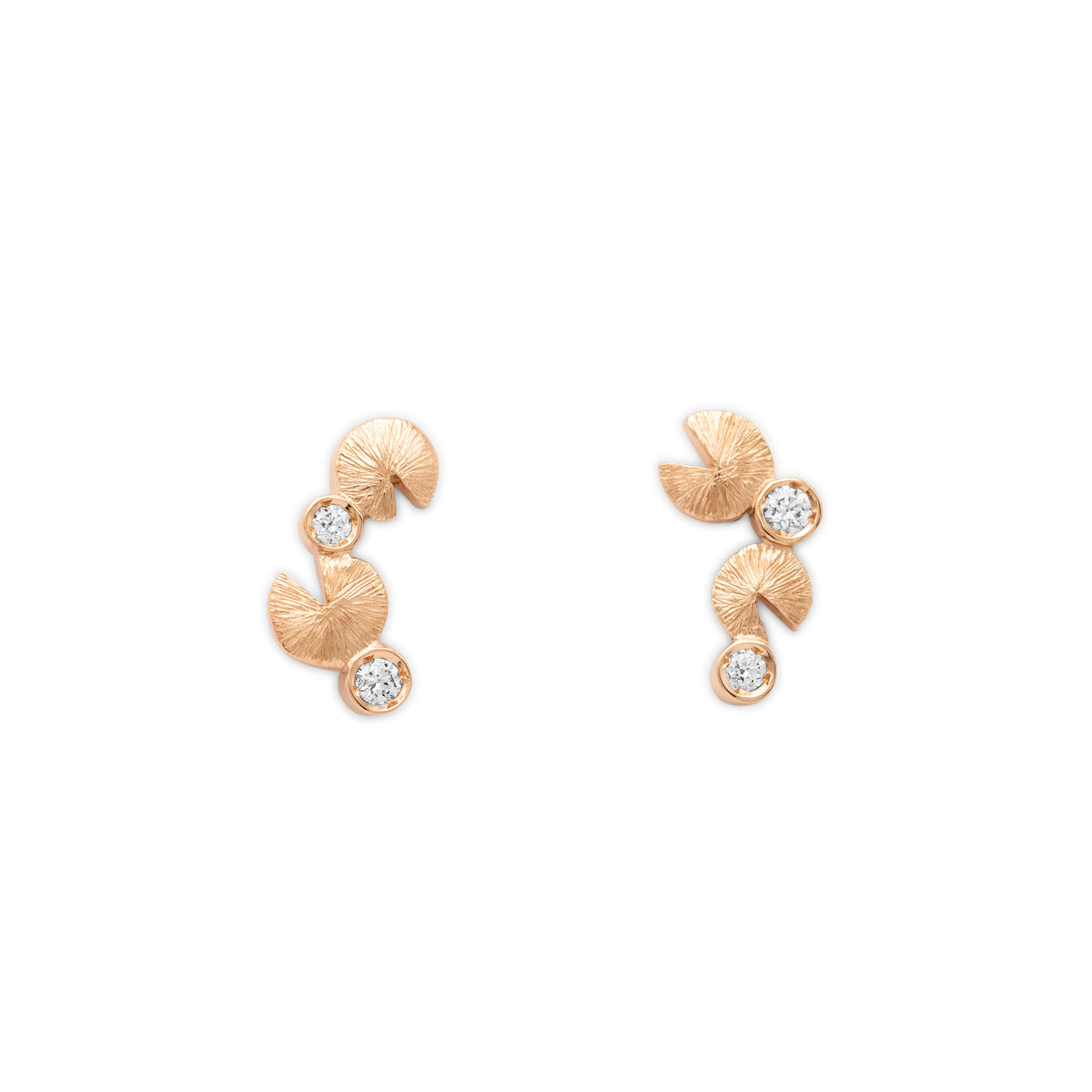 Boucles d’oreilles petits Nymphéas