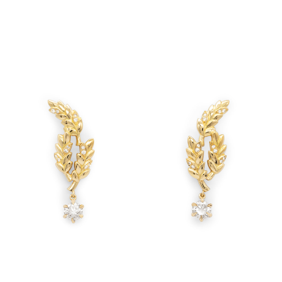Boucles d'oreilles Bouquet de blés