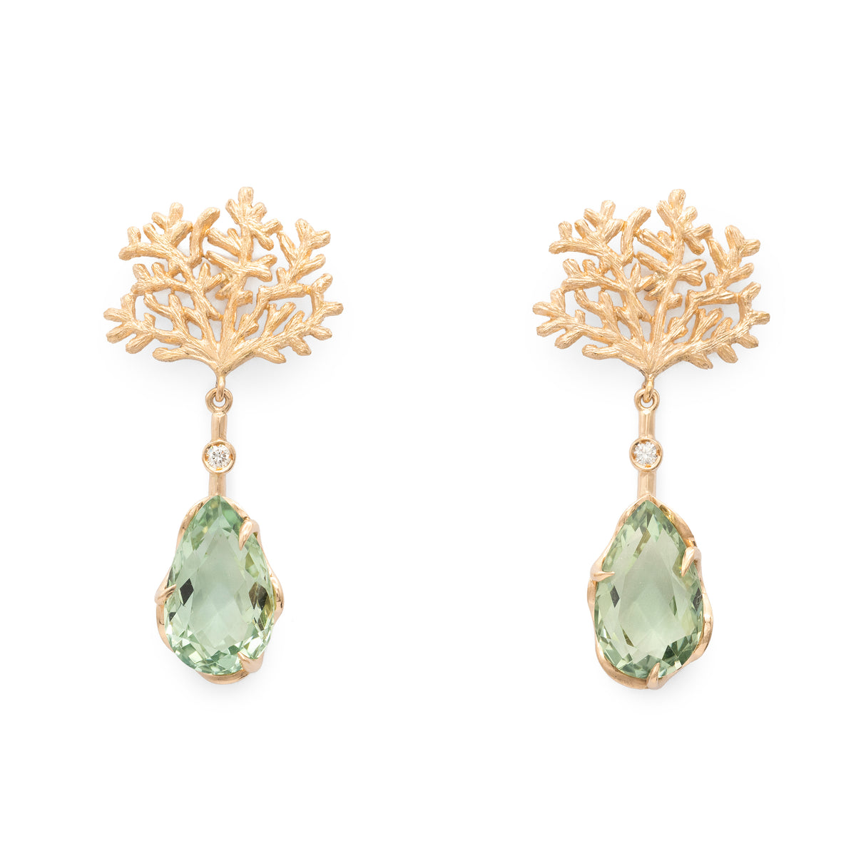 Boucles d’oreilles Corail