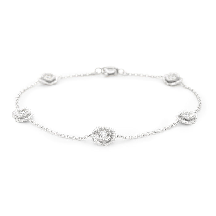 Bracelet 5 coquelicots