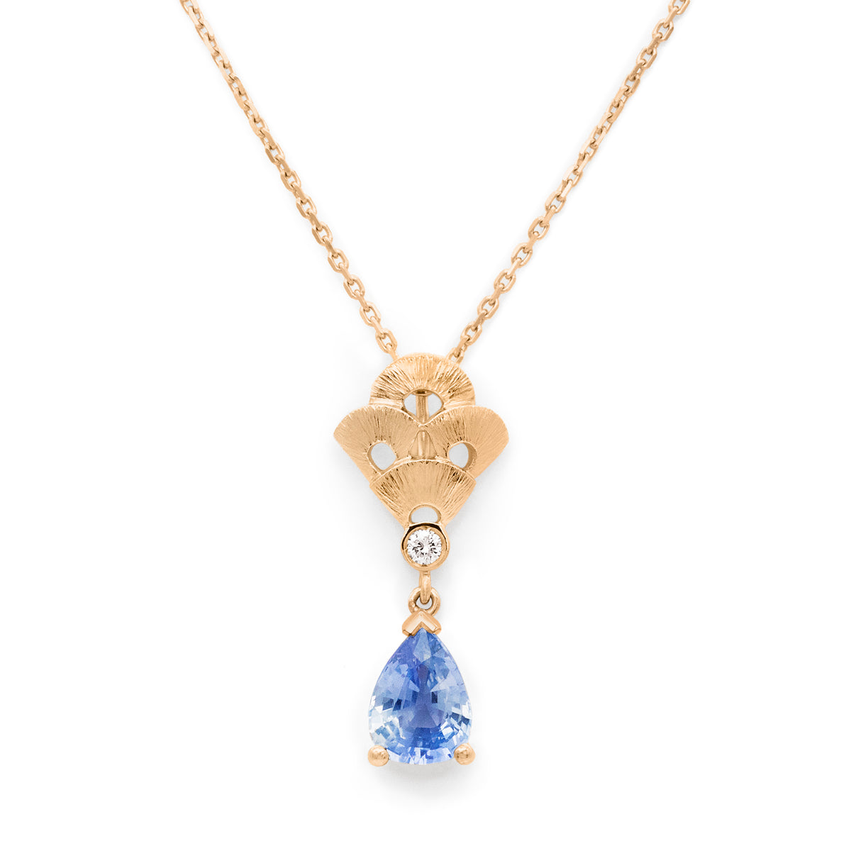 Collier Coquillages Saphir