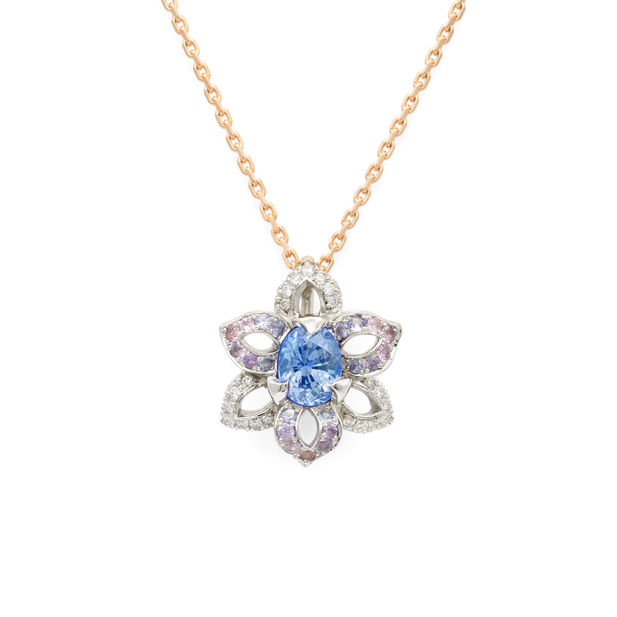 Collier Iris Saphir