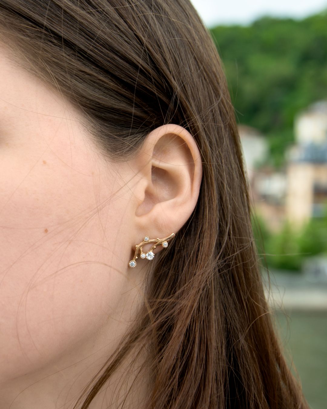 Boucles d’oreilles Gypsophile