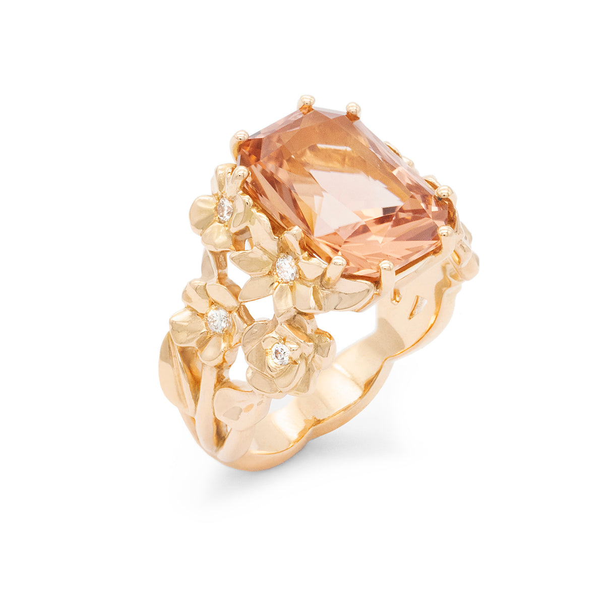 Bague bouquet floral