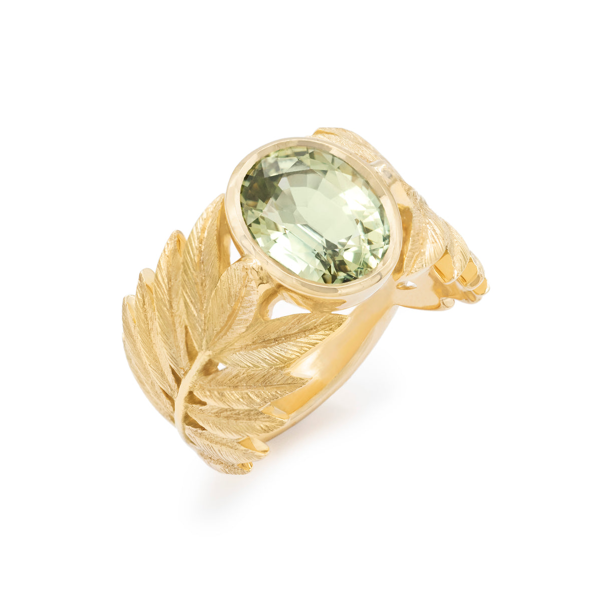 Bague feuilles de palmier