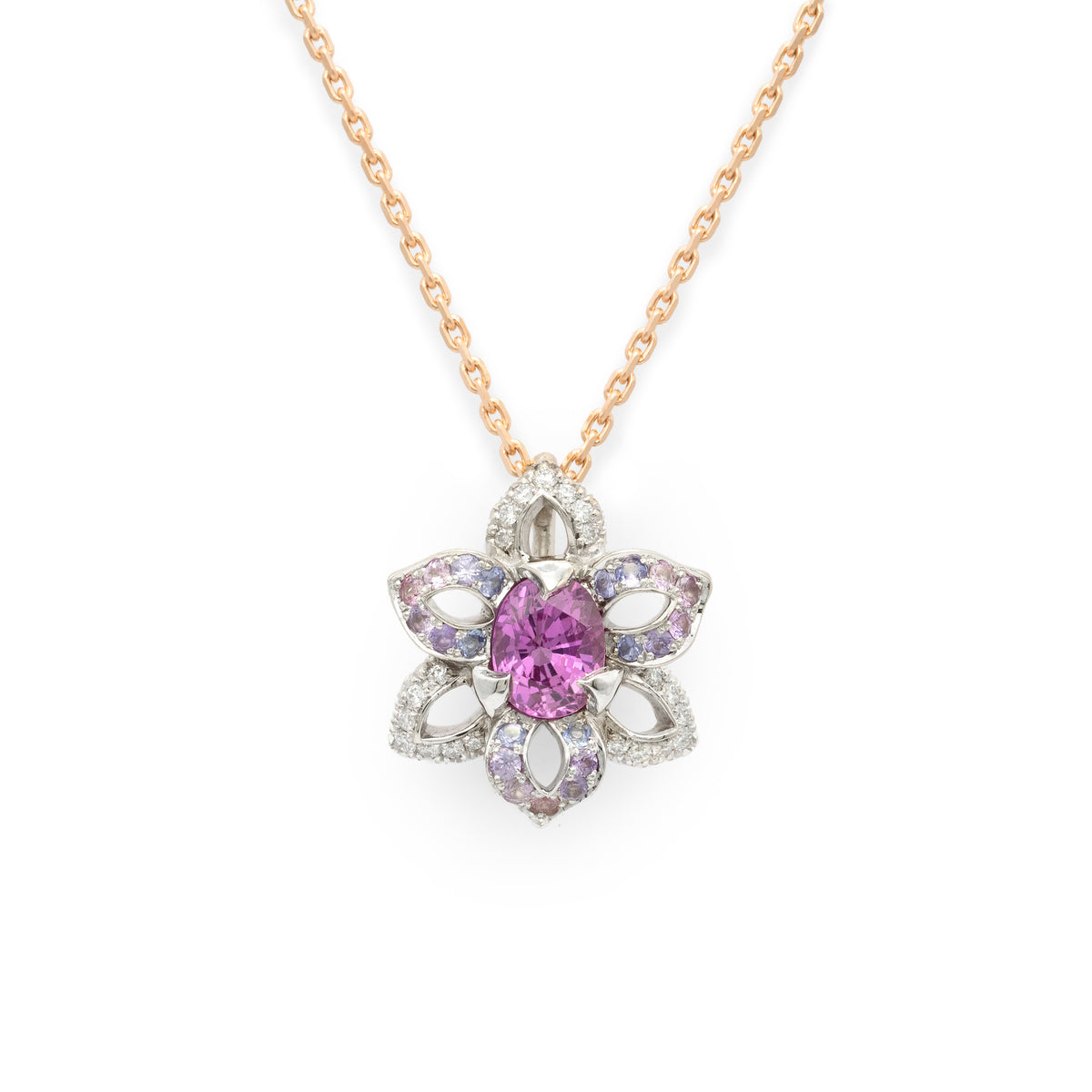 Collier Iris Saphir