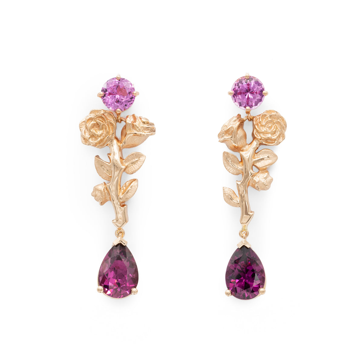 Boucles d’oreilles Rosier