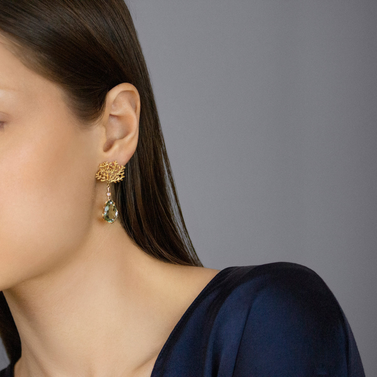 Boucles d’oreilles Corail