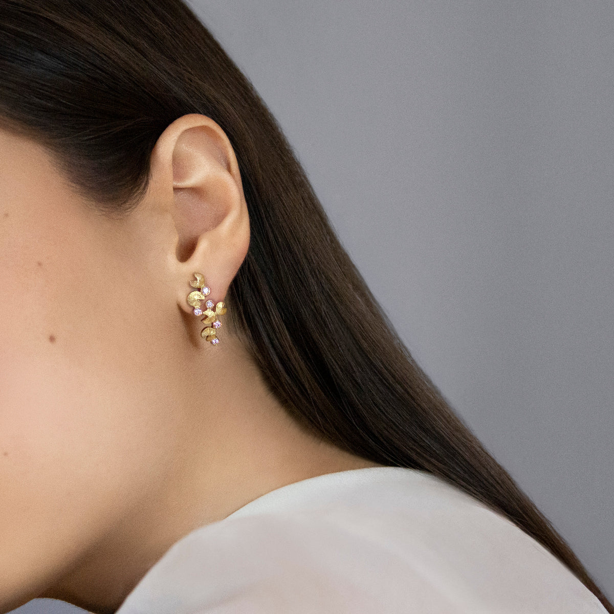 Boucles d’oreilles Nymphéas