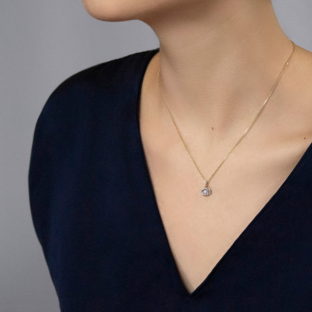 Collier coquelicot