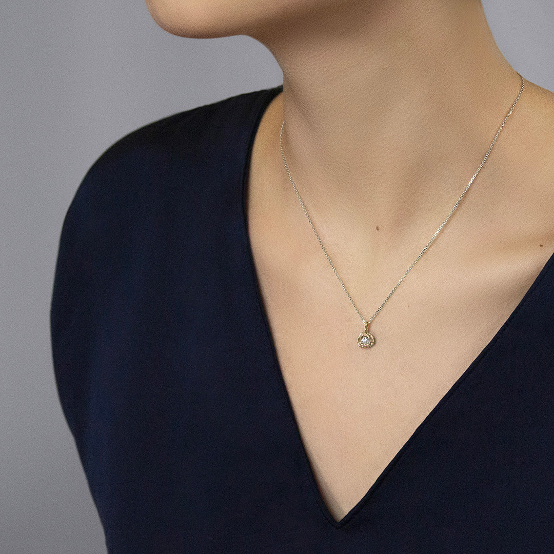 Collier coquelicot