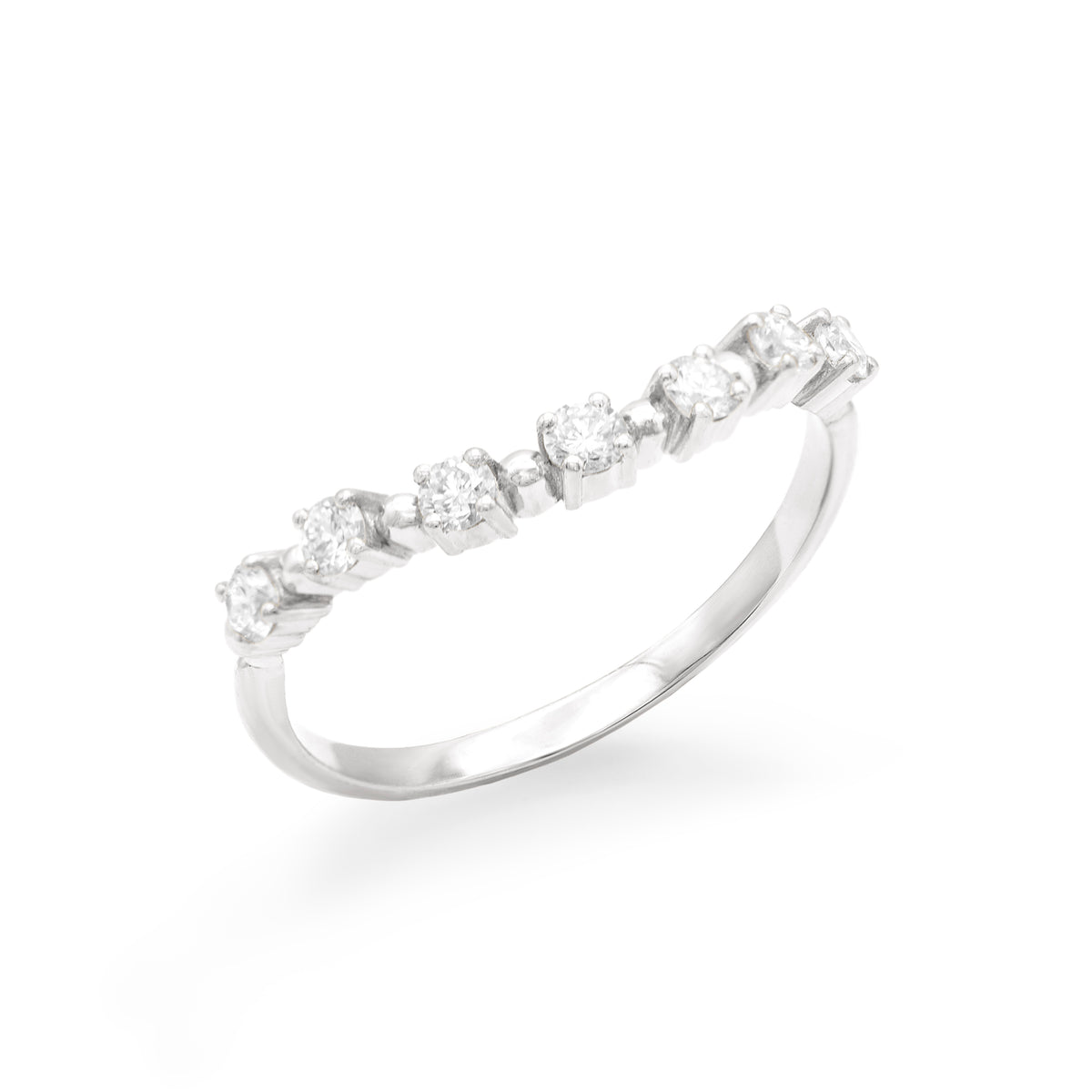 Alliance rosée de diamants