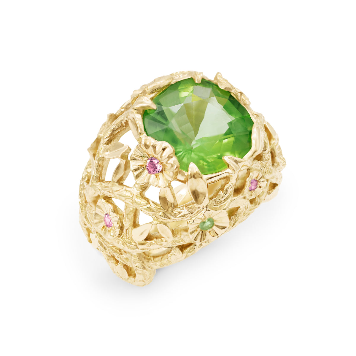 Bague boule forêt enchantée