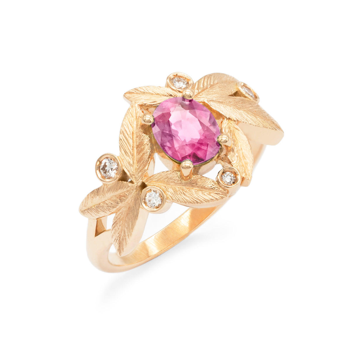 Bague bouquet d’olivier Saphir