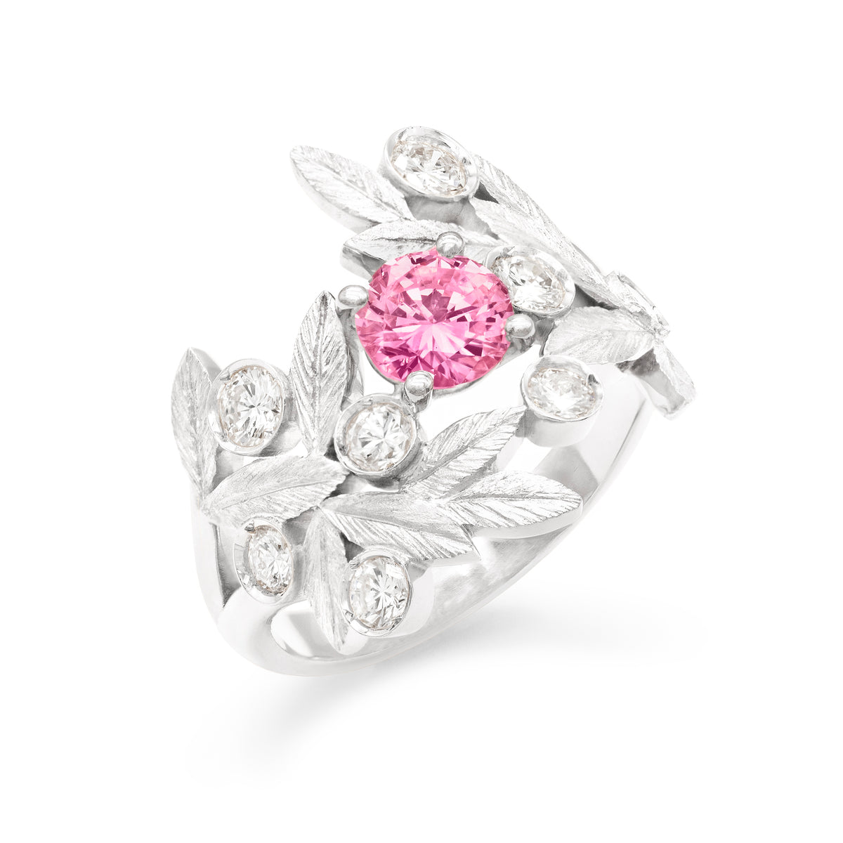 Bague Branches d’Olivier Saphir rond