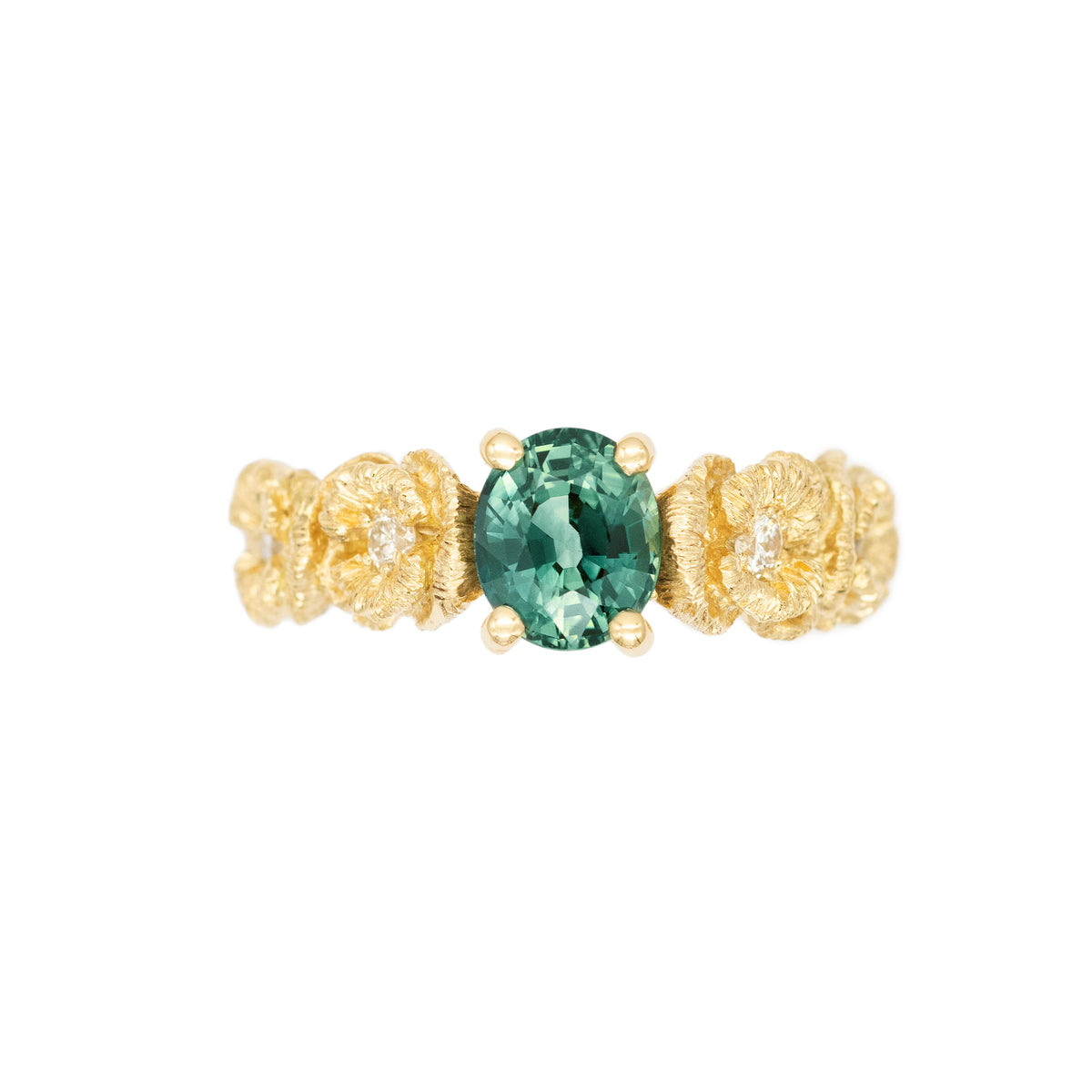 Bague coquelicot et sa précieuse