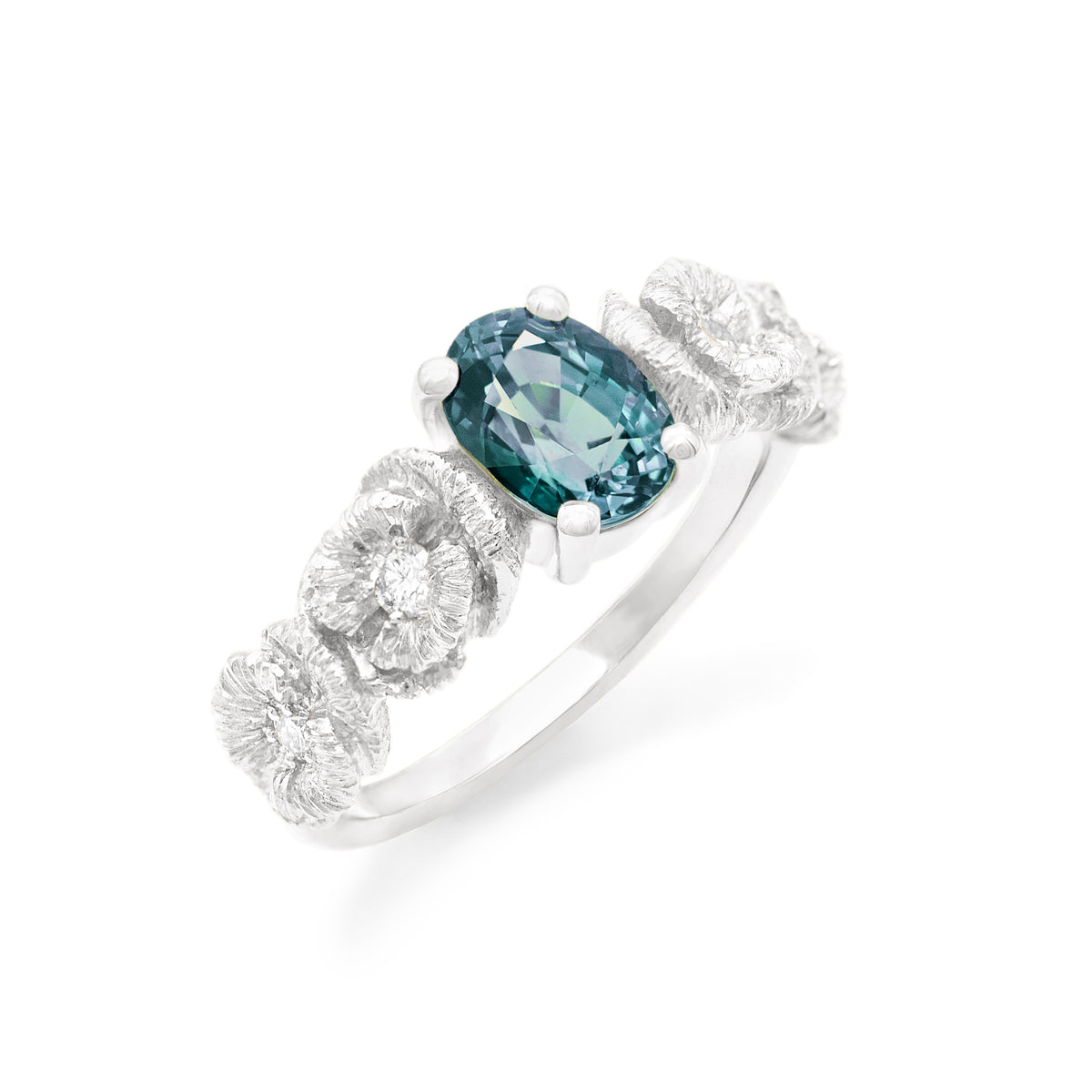 Bague coquelicot et sa précieuse