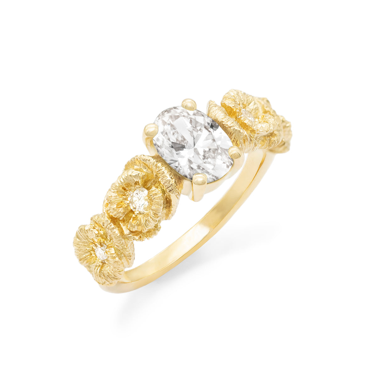 Bague Coquelicot et sa précieuse