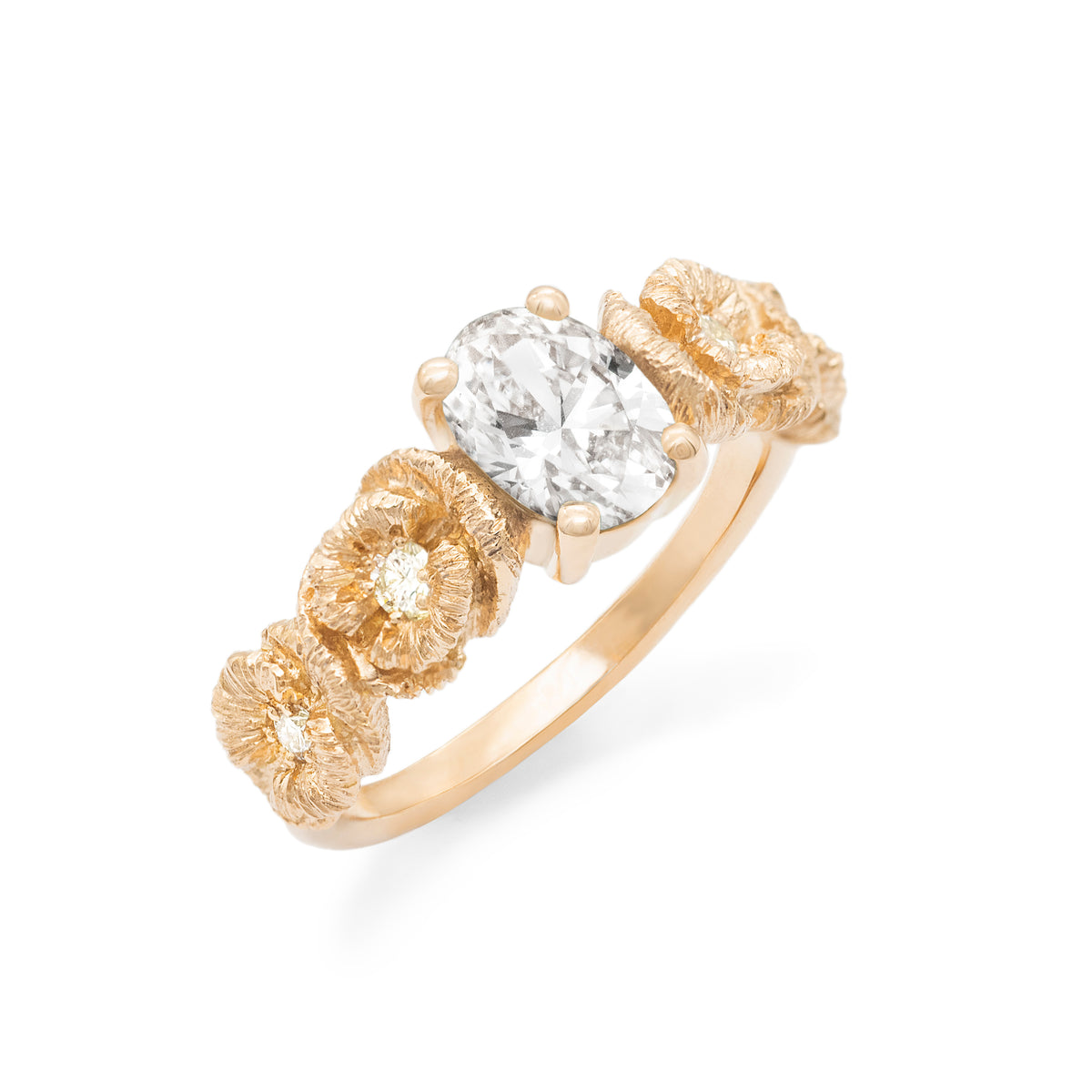 Bague Coquelicot et sa précieuse